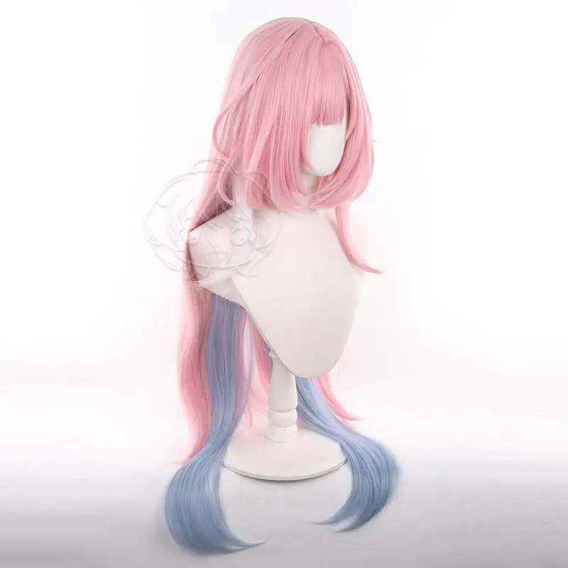 Honkai Star Rail Cyrene Damen Cosplay Perücken Kostüme Kopfbedeckung 100cm Lange Simulierte Kopfhaut Dichte Gemischte Voluminöse Langhaar-Perücken – Detail 4