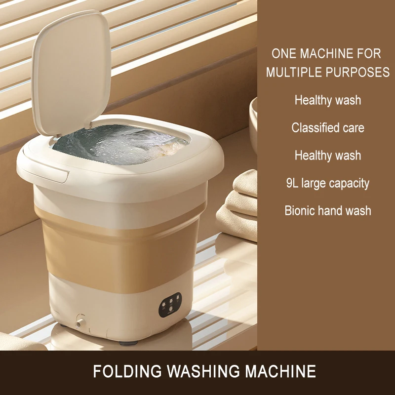 Household Mini Socks 6L Folding Washing Small Mini Lavadora 8L 4L Semi-automatic Portable Washing Machine