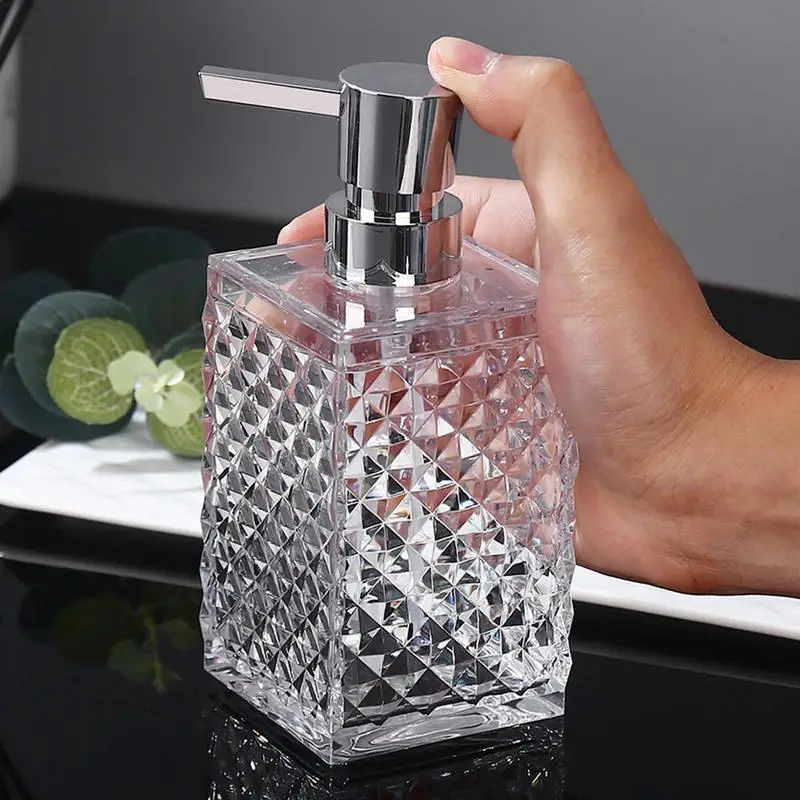 Transparent Bathroom Dispenser Camping Face Wash Hand Soap Dispenser Refillable Liquid Hand Soap Dispenser Kitchen Accessories