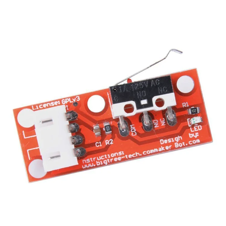 Accesorio de impresora 3D Microinterruptor de límite mecánico Endstop adecuado para módulo RAMPS1.4