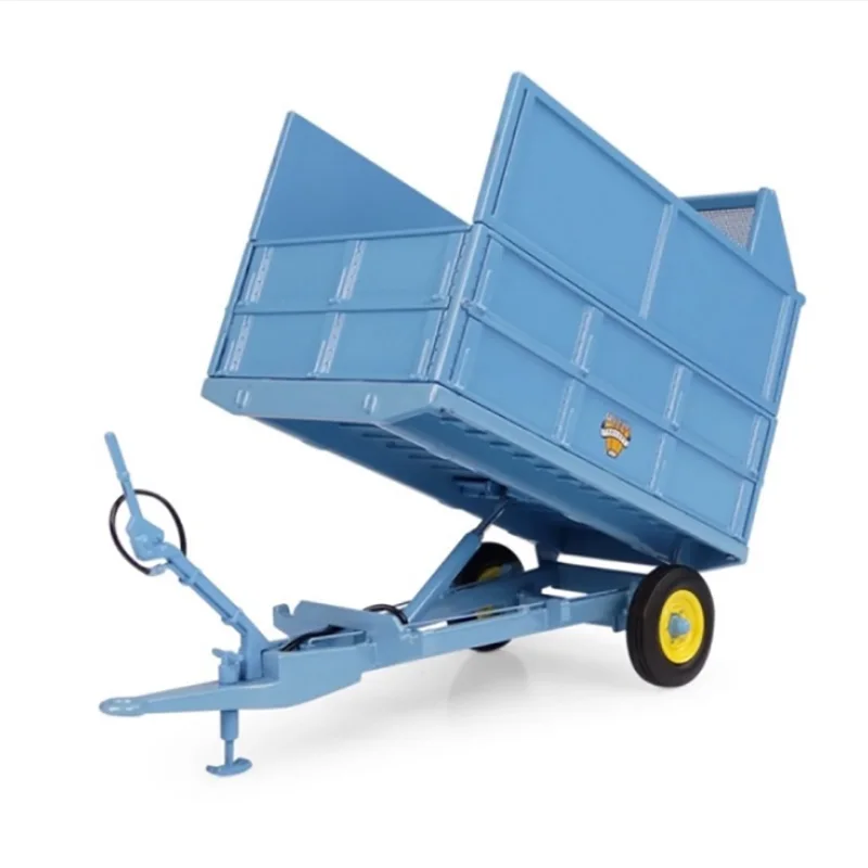 Diecast Alloy UH 1:32 Blue WEEKS 3.5 Ton Tipping Trailer Model Adult Classic  Collection Static Display Gift Souvenir