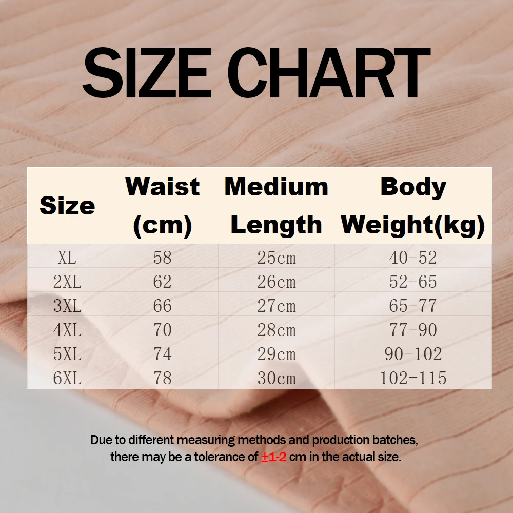 1PC Plus Size Womens Cotton Briefs High Waist XL-6XL Anti-Roll Breathable Soft Underwear All-Day Wear Comfort Fit Women Panties