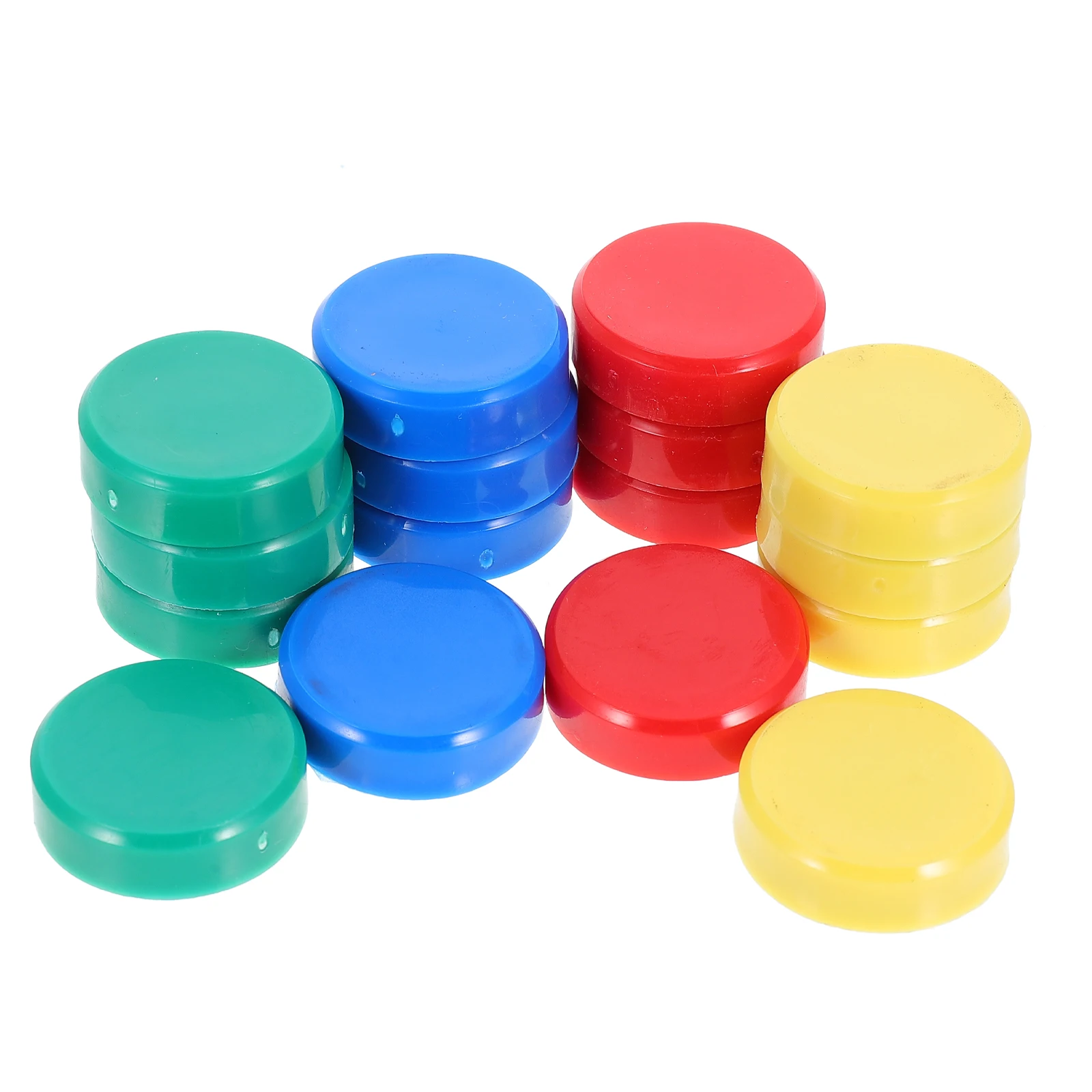

40Pcs Fridge Magnets Decors Round Refrigerator Magnets Compact Light Weight Magnetic Clips for Whiteboard Metal Surfaces