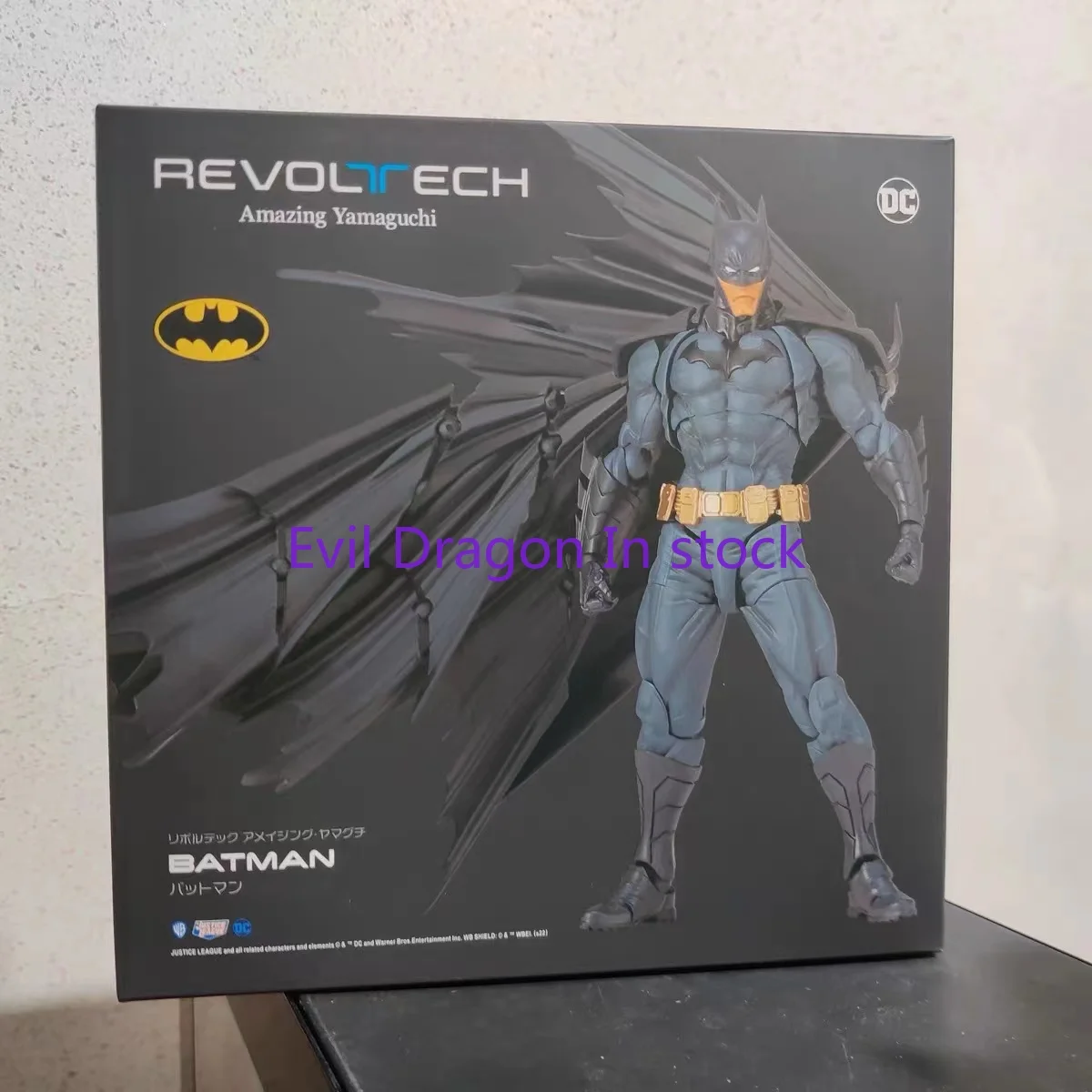 In Stock Complex Amazing Yamaguchi No 9 Batman 2.0 Reissue Action Figure Collectible Toy Gift Size 170mm Cloak Size 400mm