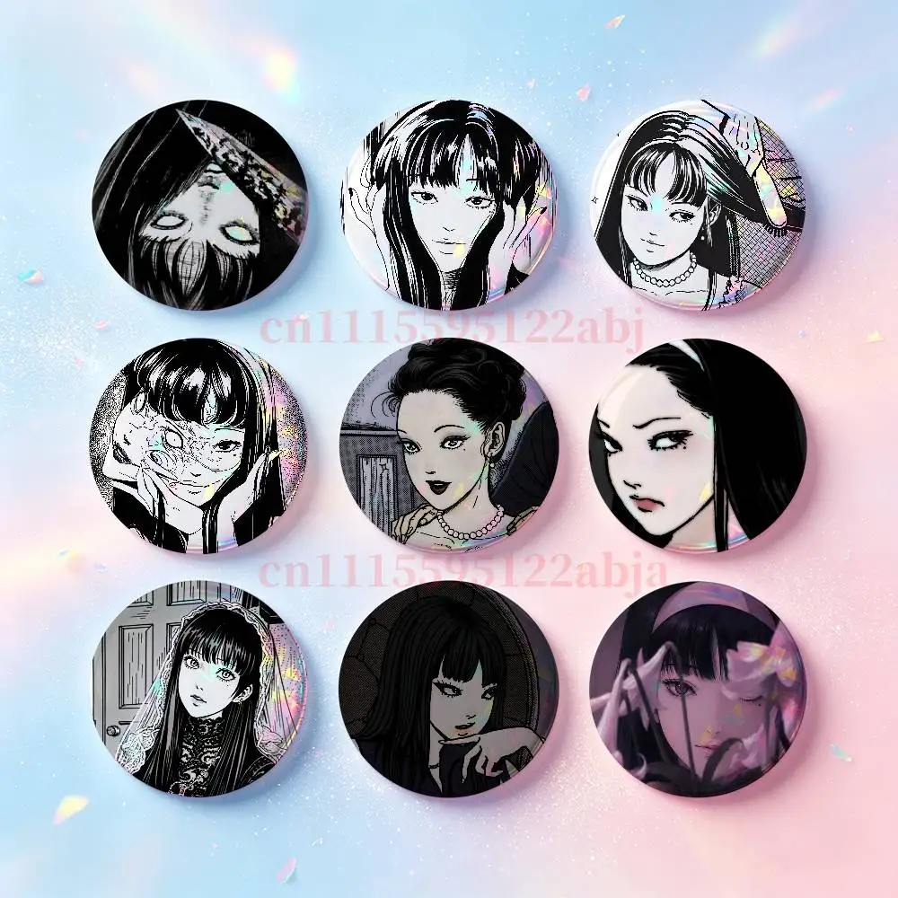 T-Tomie Badges Round Nijigen Otaku Culture IP peripheral products 58mm 44mm 32mm 75mm 25mm Mini