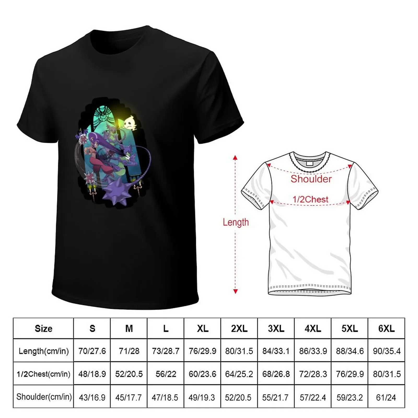 Shantae Cackle Tower T-Shirt for a boy Short sleeve tee man clothes plain designer t shirt men