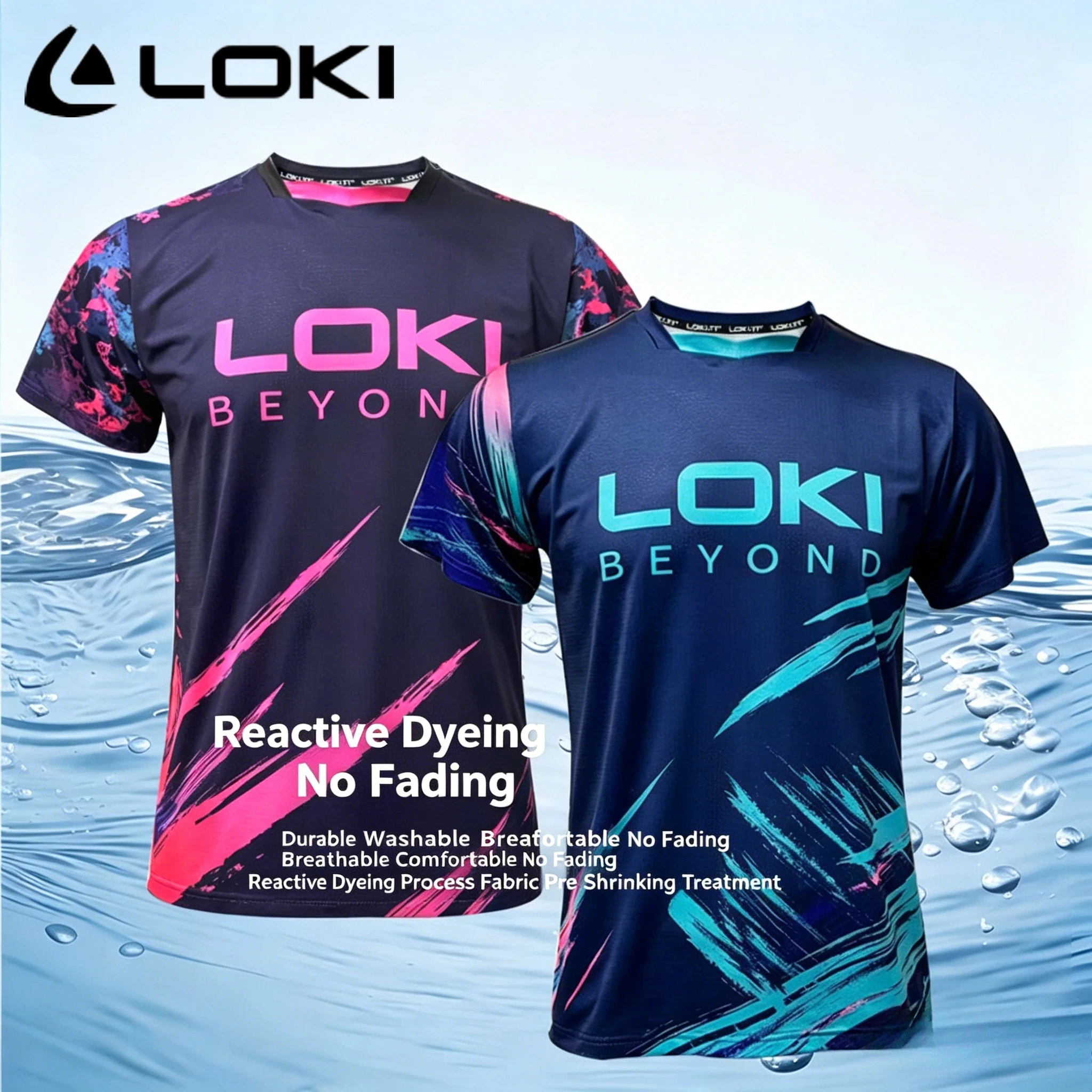 loki-x~4xl-卓球ジャージ-telson-beyond-汗止め通気性スポーツシャツ-スポーツウェア-プロスポーツシャツ-プレイヤー向け