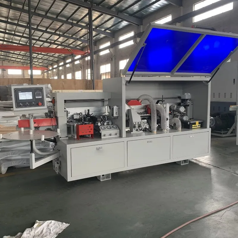 Fully Automatic Wood Edge Banding Machine Special Shape Sealer With Scraper And Dust Collection Port