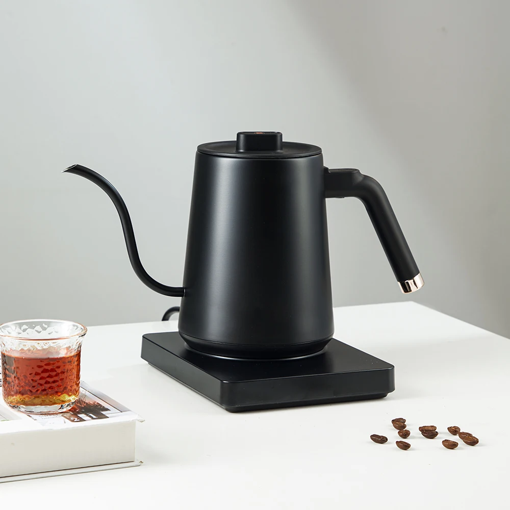 zeroHero Electric Gooseneck Kettle Temperature Control LED Screen 40-100C Precision Pour Over Coffee Tea Keep Warm for Home Cafe