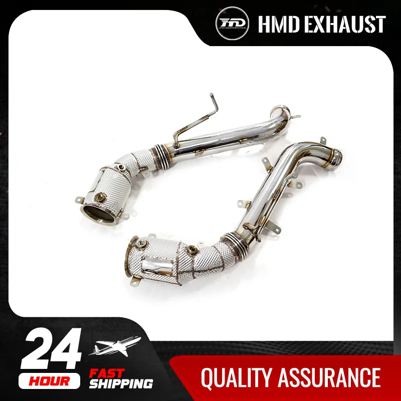 

HMD Stainless Steel Exhaust Downpipe Is Suitable For Mclaren 570S Auto Modification Parts Catalysis