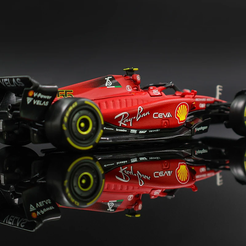 Bburago 1:43 F1 Scuderia Ferrari Leclerc 2022 SF90 SF21 SF1000 F1-75 Alloy Luxury Vehicle Diecast Cars Model Toy Collection