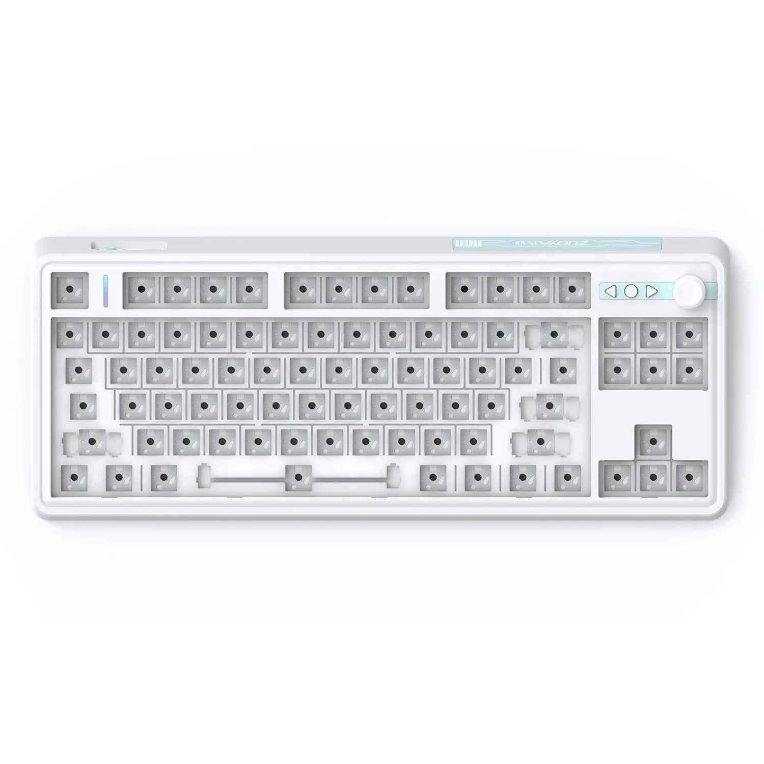 ZUOYA LS01 Gaming Keyboard Kit  Hot-swappable 3 Modes USB/2.4G/BLE Wireless Keyboard RGB Backlight Sealed Structure, 3500mAh