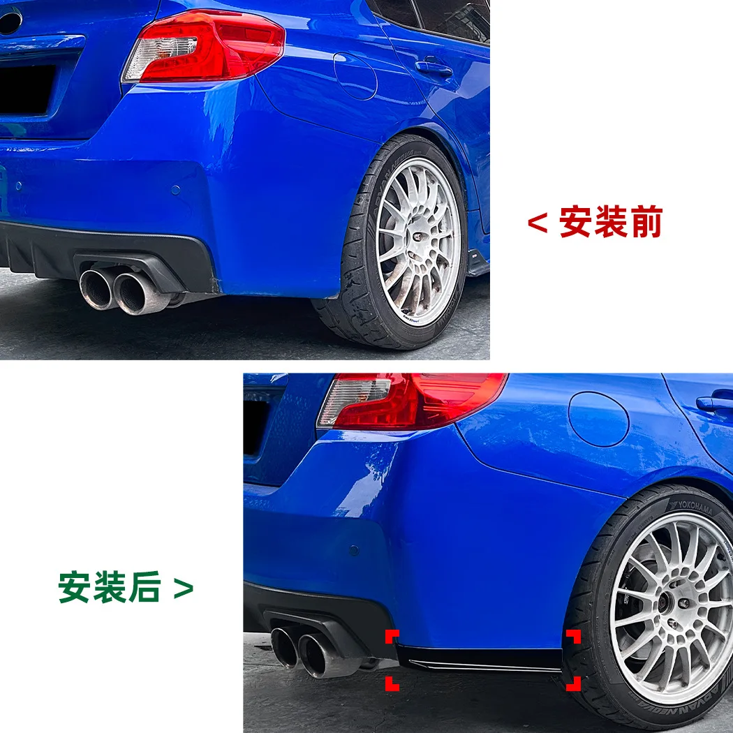 Подходит для Subaru WRX STI VA 2015-2021, задняя планка, угловая наклейка на автомобиль, спойлер, трансграничная модификация