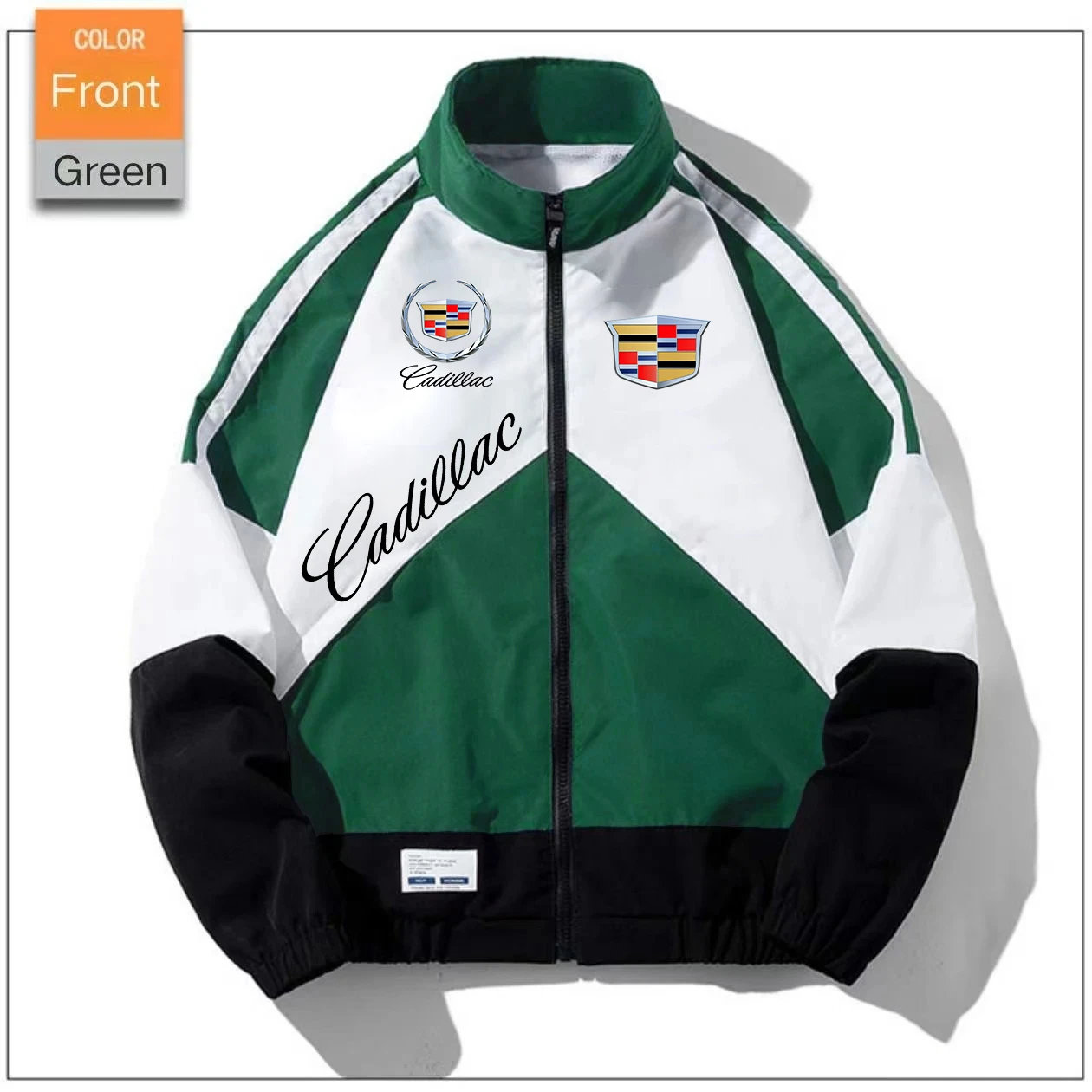 

2026 Men Hip Hop Jacket Windbreaker Retro Streetwear Color Block Patchwork Jackets Coat Autumn Harajuku Zip Track Jacket Casual