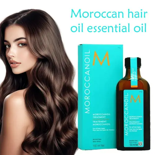 Imagen 1 del producto Aceite Esencial para el Cuidado del Cabello de Marruecos, Nutre Profundamente el Cuero Cabelludo, Fortalece la Elasticidad, Repara el Cabello Seco y Dañado, Cuidado Capilar Diario Profesional