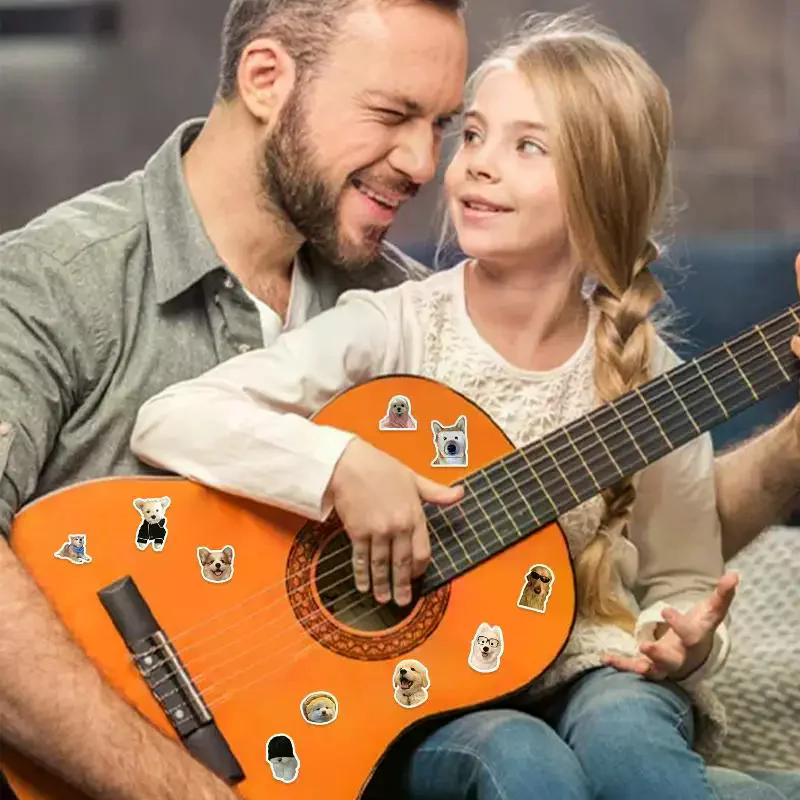 500 teile/satz Hund Lustige Rolle Aufkleber DIY Telefon Fall Notebook Skateboard Wasserdichte Aufkleber