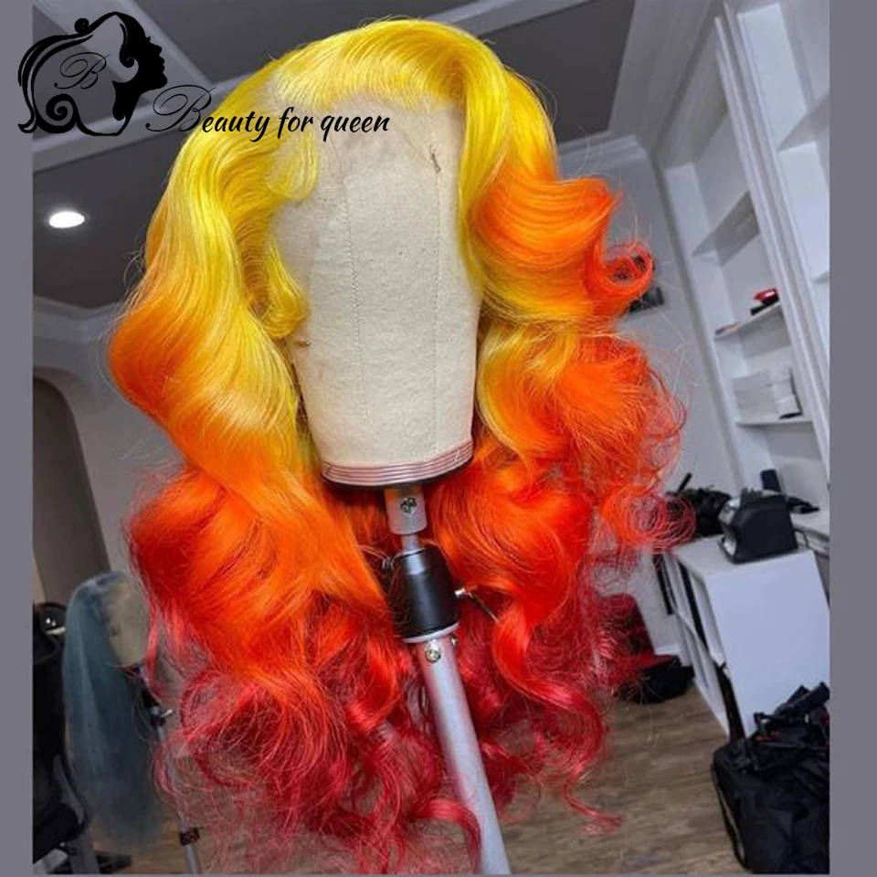 Invisible Lace Melting Soft Bouncy Texture Human Hair Lace Frontal Wig Glueless Ready‑To‑Wear Colored Wigs Natural Bounce Curl