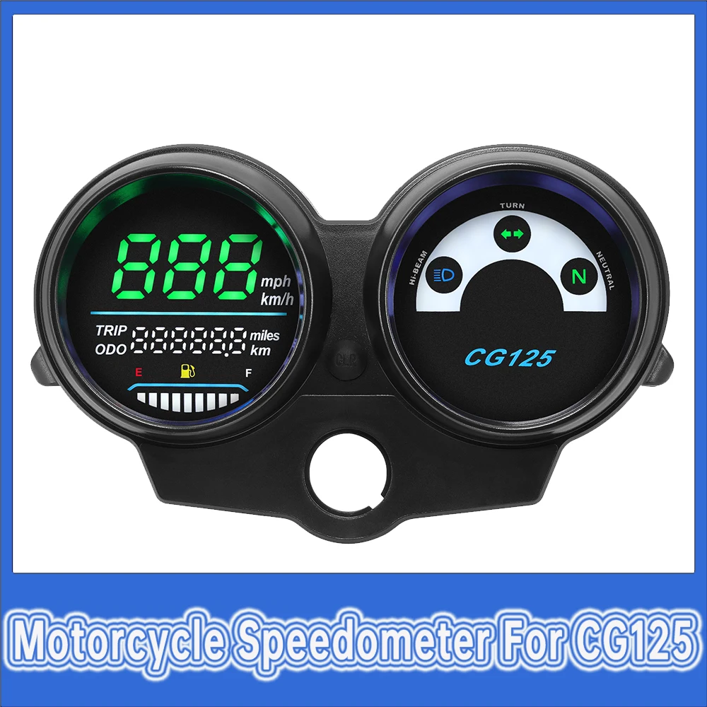 Motocicleta Velocímetro Tacômetro, Painel Digital LED Painel para Honda CG125, Ano 2000 a 2008, Fan 125, Titan 125 2013, 2024