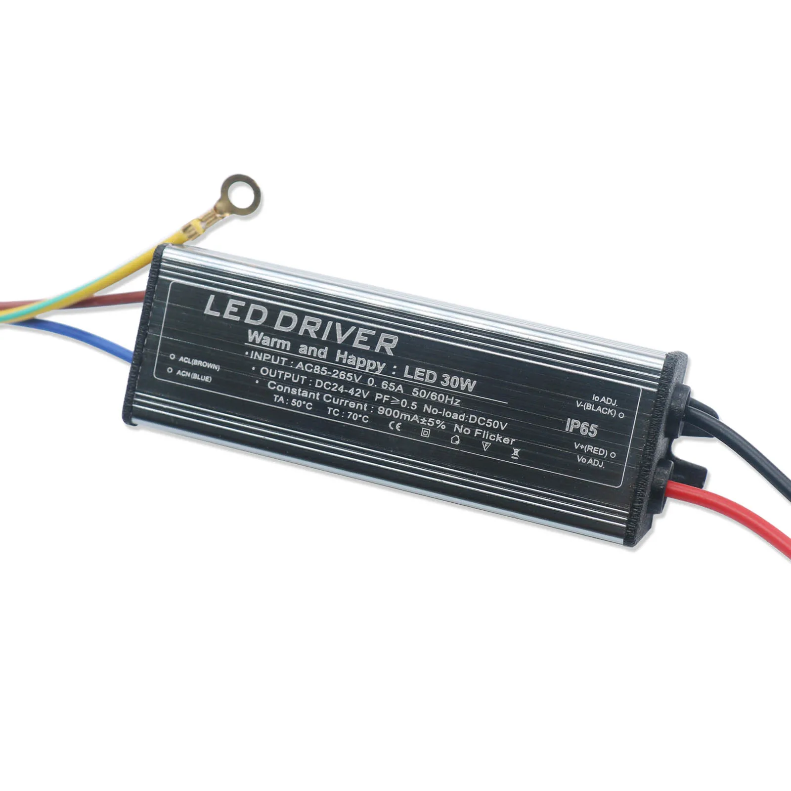5W 10W 20W 30W 40W 50W transformator oświetleniowy LED AC85-265V DC24-42V wodoodporny IP65 izolowany zasilacz sterownika prądu stałego