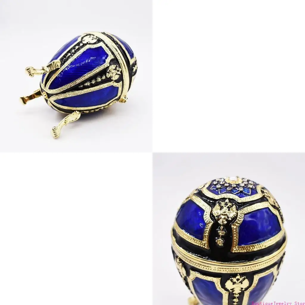 

E1PE Emamel Jewelry Diamond Arsian Resurrection Egg Dired Gired