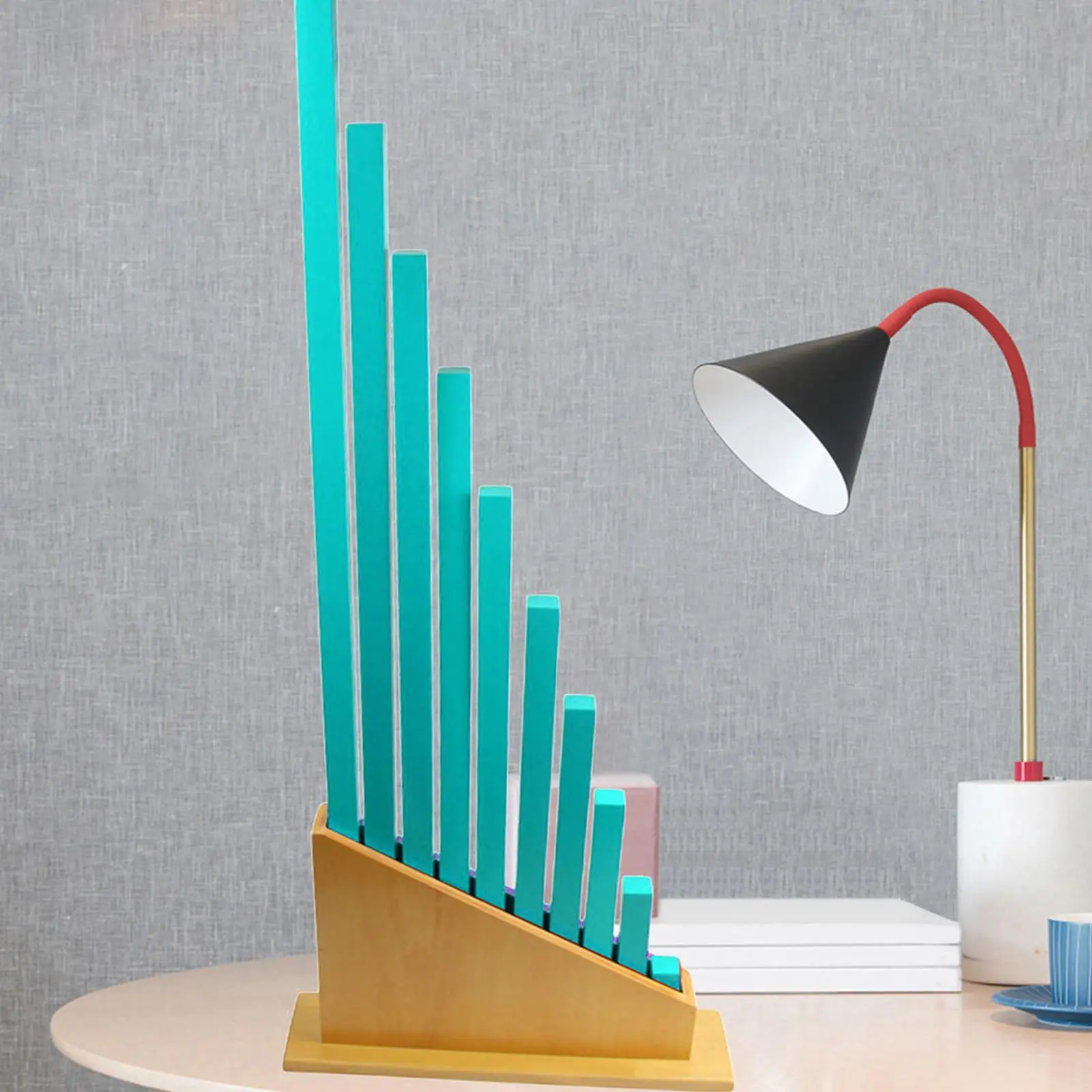 

Монтессори-палочки: учебные пособия, красные и синие палочки, сенсорные материалы, математические инструменты, длинные красные и синие палочки на подставке для дошкольников