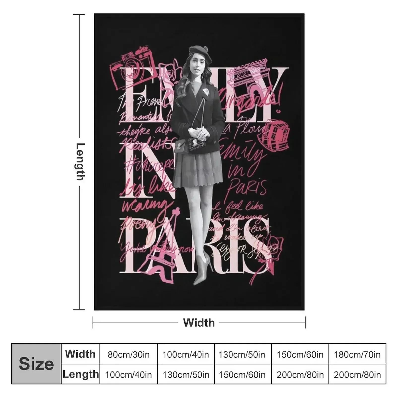 Emily in Paris Throw Blanket warm for winter Hair Furrys Decorative Sofas Blankets