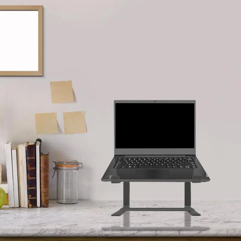

Laptop Stand For Desk Metal Adjustable Desktop Laptop Riser For Typing Ventilated Notebook Stand Computer Accessory For Working