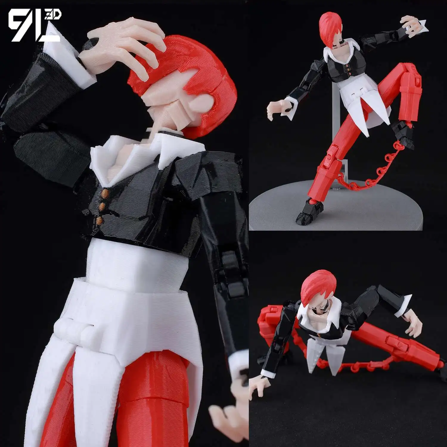 

Toys 9L3D Articulate Lucky13 3D Printed Mannequin Office Decor Ct Toy Dynamic Posing Display Decoration Friend Gifts Titan13 T13
