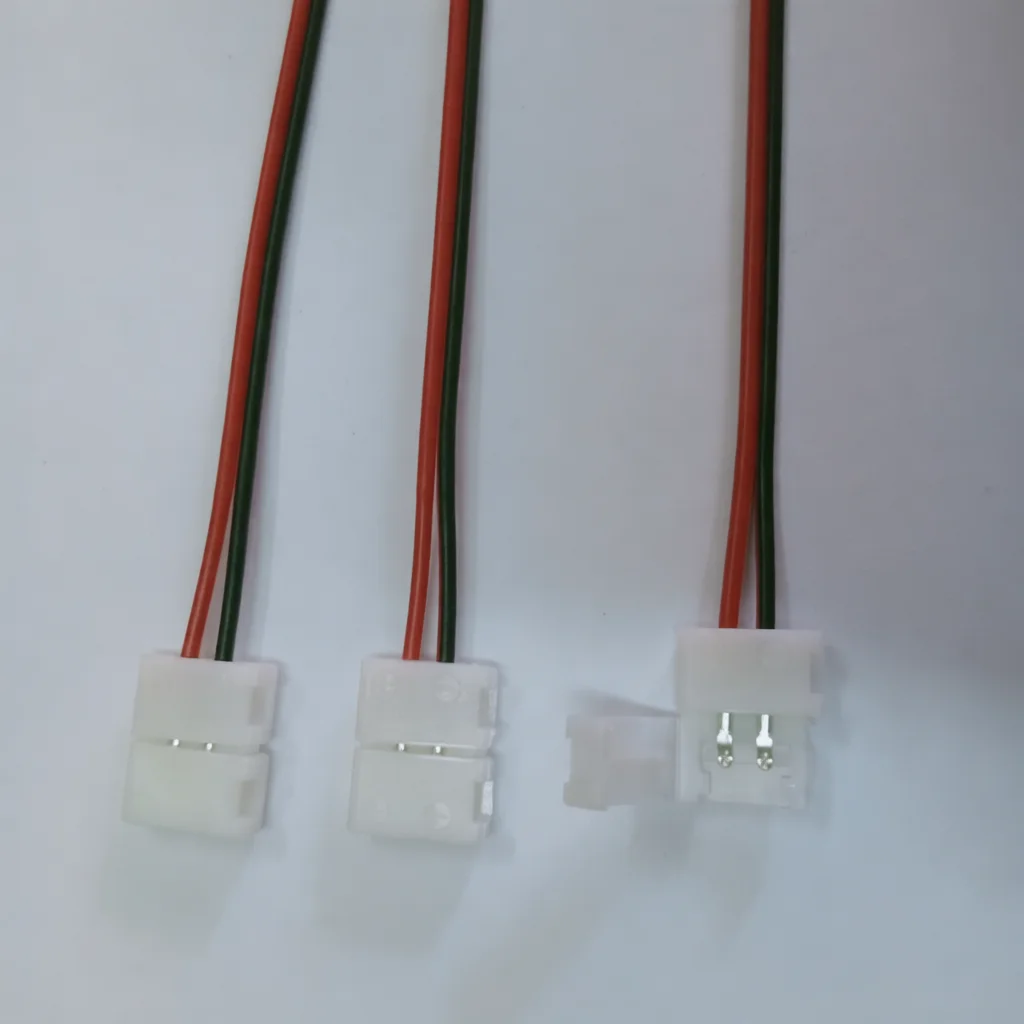 Solderless Quick Connector For 8mm LED 3528 Tape Light Adapter Clamp Single Color Ribbon Joint Wiring Terminal Tool New
