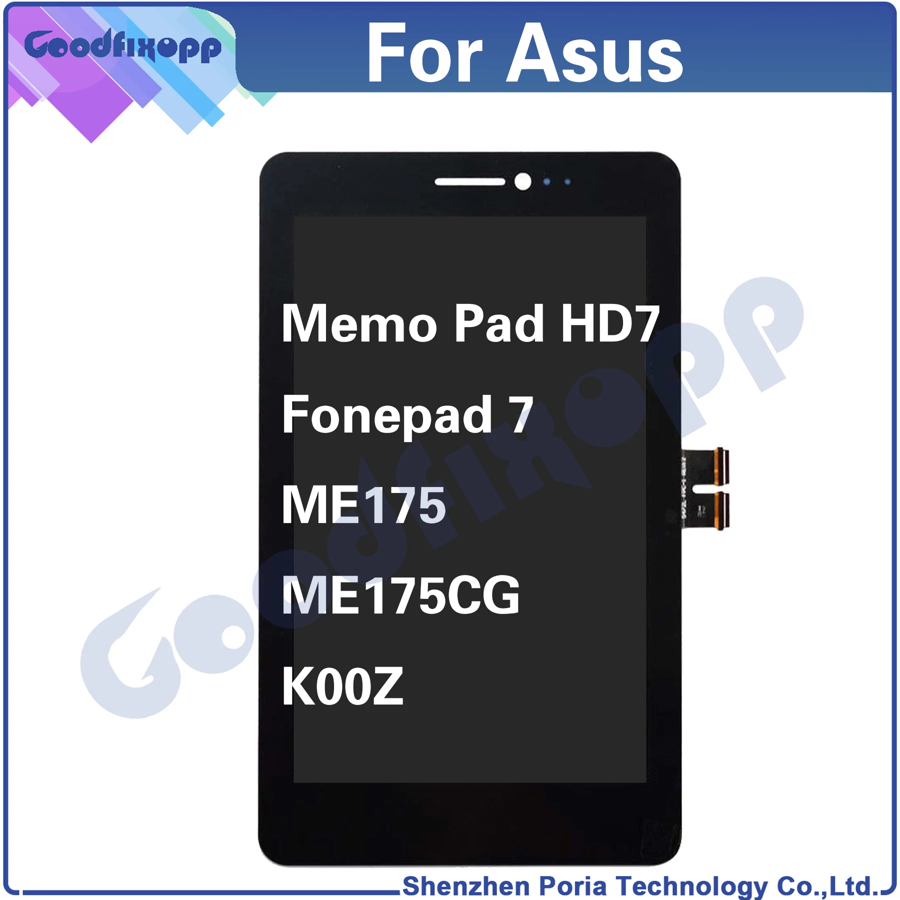 

7.0" inch Screen For Asus MeMO Pad HD7 ME175CG ME175 K00Z LCD Display Touch Screen Digitizer Assembly Replacement