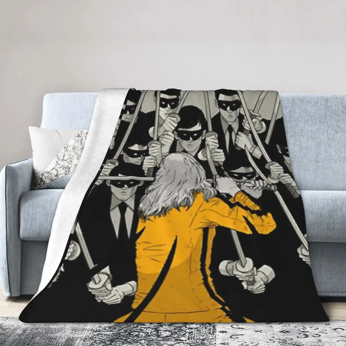 Kill The Bill Blankets Soft Warm Flannel Throw Blanket Bedspread for Bed Living room Picnic Travel Home Sofa