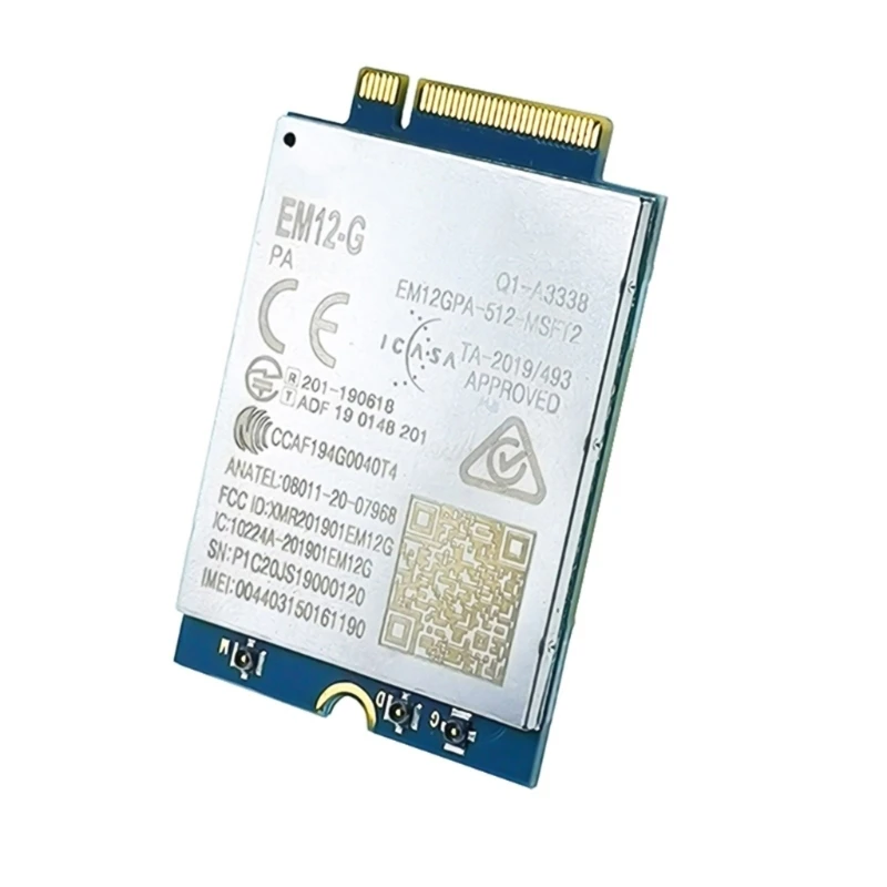 EM12G Cat12 โมดูล EM12G 600Mbps Downlink 150Mbps Uplinksข้อมูล 4Gโมดูลสำหรับแอพพลิเคชันต่างๆDropship