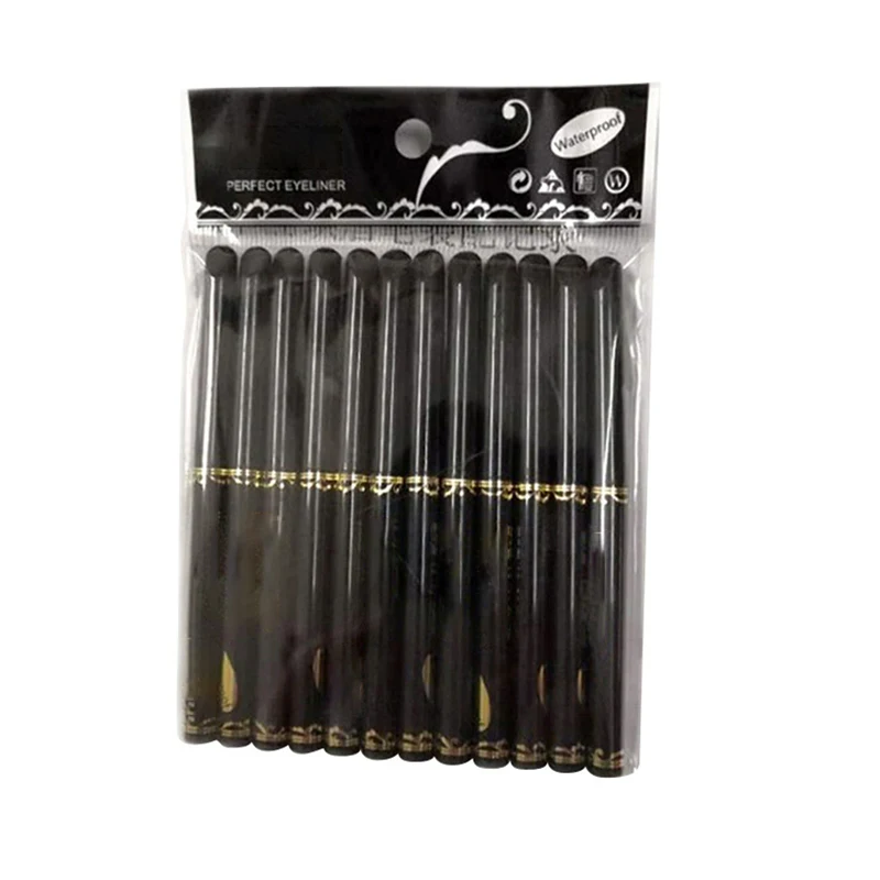 ปากกาอายไลเนอร์สีดำ,กันน้ำ,สวมใส่,Eyeliner Powder แป้งไฮไลท์หน้าเฉดดิ้งขนาด8.4G.เบอร์ #03-Eyebrow Pencil ดินสอเขียนคิ้ว1แท่ง/กล่องแต่งหน้า Eye Liners สำหรับสตรี