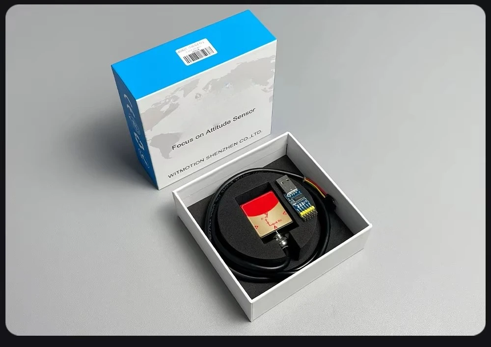 High-precision accelerometer + gyroscope + angle with temperature and magnetometer compensation, IP67 waterproof inclinometer