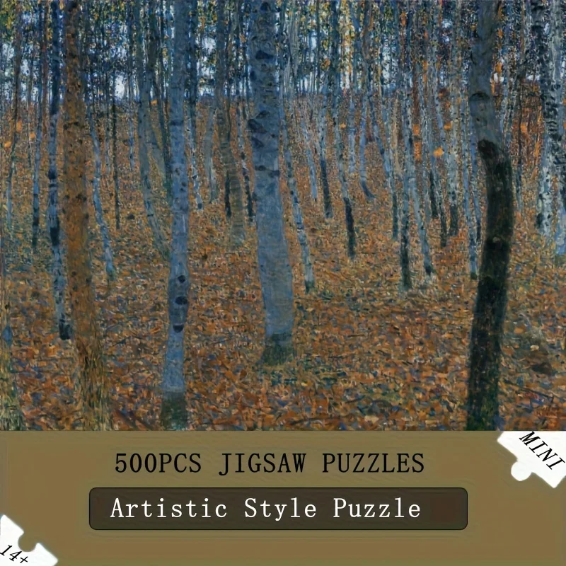 

500-Piece Mini Art Puzzle 15x10" (38x26cm) - Premium Gift for Art Lovers, Collector's Edition, Office Wall Art