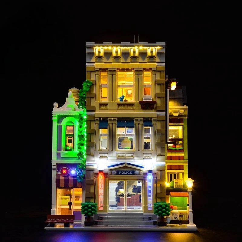 

Набор светодиодного освещения, подходящий для LEGO Police Station 10278, строительные блоки, кирпичи, лампа «сделай сам», набор игрушек, модель в комплект не входит