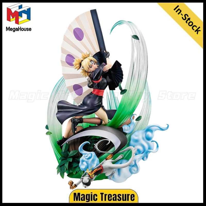 【En stock】MegaHouse Original GALS NARUTO Shippuden Temari Ver.2 figuras juguetes adornos regalos