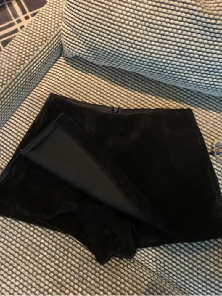 Pure Desire Sexy Samt Wrap Body f Rock Frauen Winter Cisas Aosphere Anti Exposition Rock Hosen A-Line ort Rock