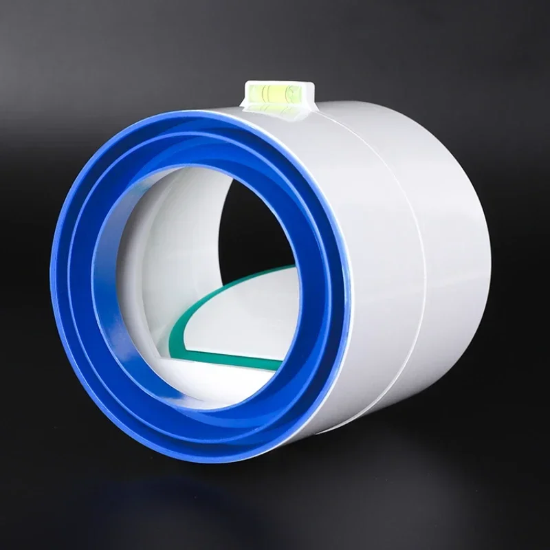 

75/110PVC Exhaust Fan Check Valve Round Pipe Backdraft Damper 80/100mm Air Duct Ventilation Grill for Bathroom Kitchen