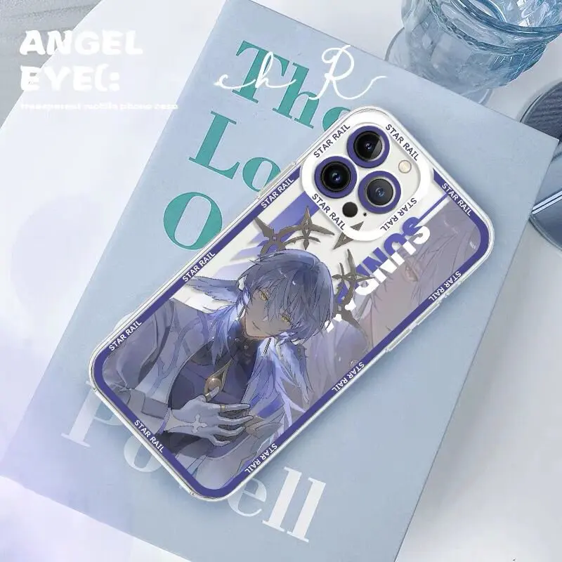 Honkai Star Rail 일요일 전화 케이스 IPhone 16e 11 12 13 14 15 16 Pro Max 16 15 14 Plus XR XS Max 12 13 미니 커버 클리어