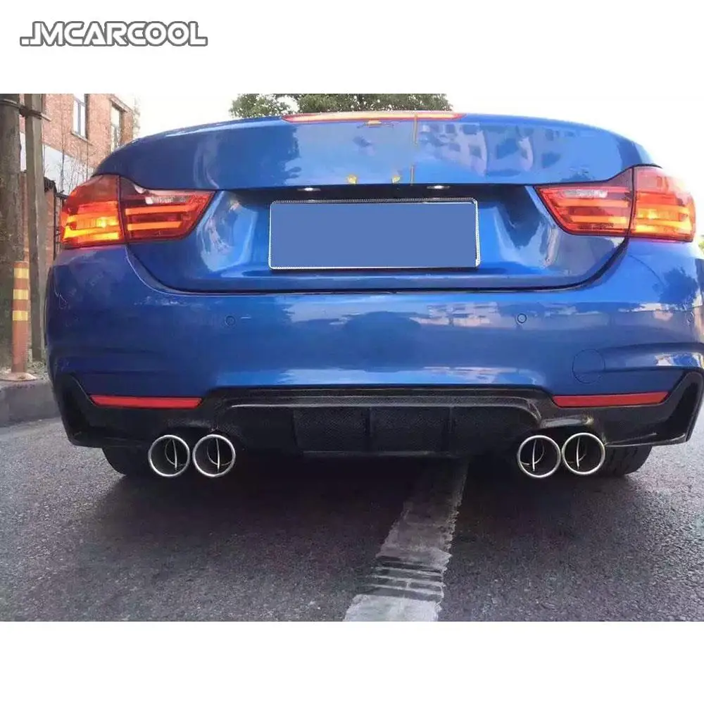 Carbon Fiber Rear Lip Diffuser Spoiler for BMW 4 Series F32 F33 F36 M Sport 2014 - 2018 MP Auto Car Protector Styling