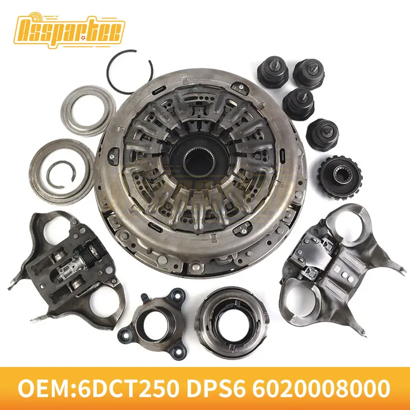 

6DCT250 DPS6 Transmission Dual Clutch With Fork For FORD FOCUS 1.6L 2.0L 11-18 LUK 6020008000