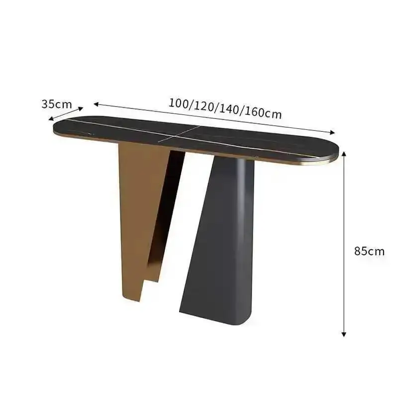 طاولة مدخل منتصف الممر الحديثة المعادن الشمال وحدة التحكم اللوبي وحدة التحكم الجدول الفاخرة المدخل Tavolo Soggiorno أثاث غرفة المعيشة #1