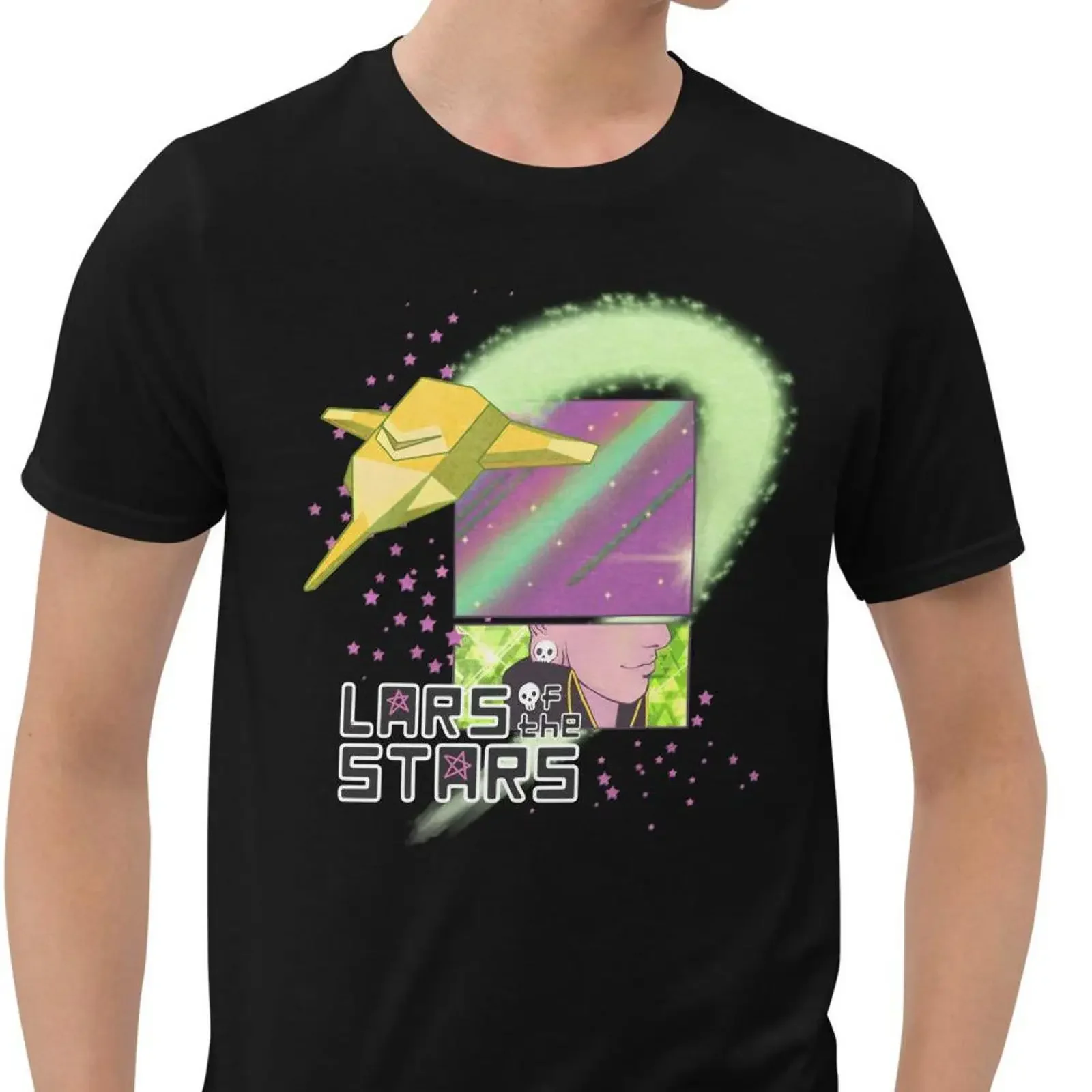 Lars of the Stars Space CaptainT T Shirt Steven Universe Inspired Original Art  vintage Washed Stylish graphic Versatile