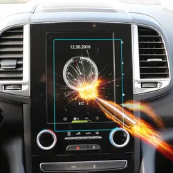 8.7inch Car Navigation Screen Film for Renault Koleos Samsung QM6 2016-2022 Tempered Glass Screen Protector Accessories