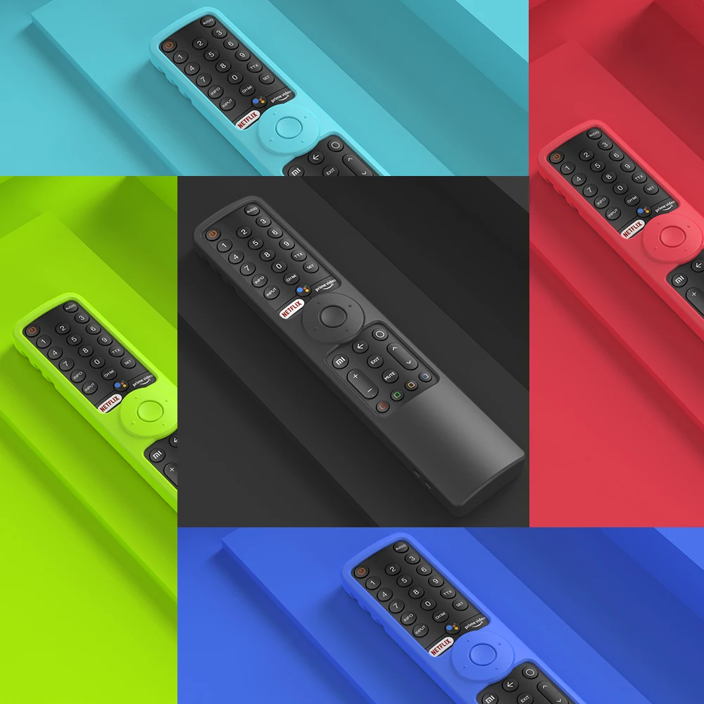 Silicone Remote Case for Xiaomi P1 Mi TV A2 58 55 50 43 32 43 P1E55 BT Voice Luminous Remote Control Cover XMRM-19 TV Stick 86''