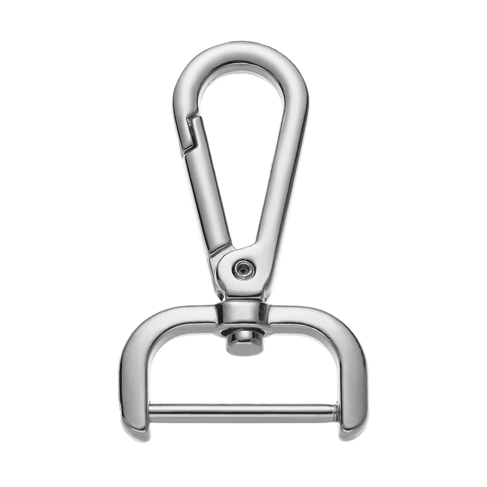 Leather Craft DIY KeyChain Split Ring Collar Carabiner Snap Bags Strap Buckles Screw Buckle Detachable Snap Hook Lobster Clasp