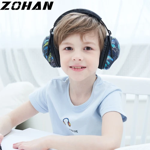 ZOHAN-orejeras de seguridad para niños y niñas, protectores auditivos con reducción de ruido, NRR 22dB