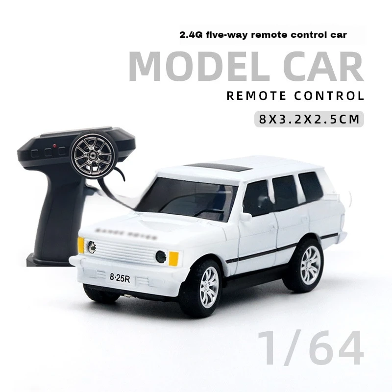 Mini coche de aleación nueva, juguete de escritorio con Control remoto de velocidad 1:64 con luces frescas, tiempo de juego para niños, modelo divertido, artículo coleccionable