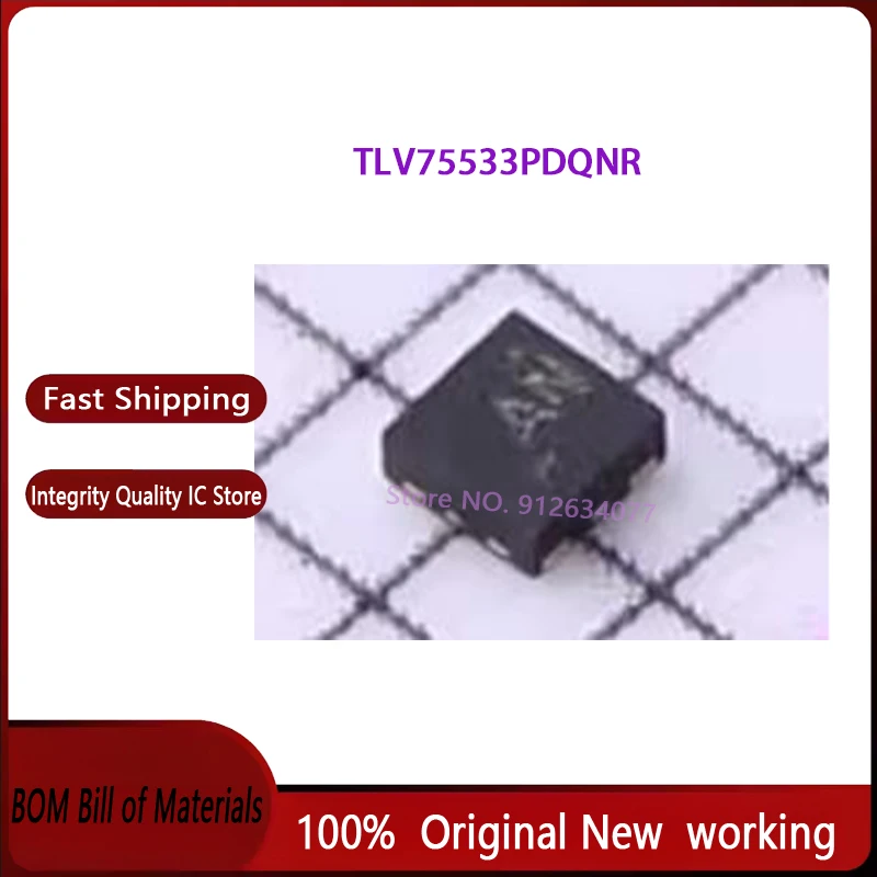 10 قطعة/الوحدة TLV75533PDQNR TLV75533 SON-4 جديد الأصلي في المخزون